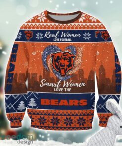 Chicago Bears Logo Ugly Christmas Sweater For Fans Men And Women Christmas Gift Ideas Product Photo 1