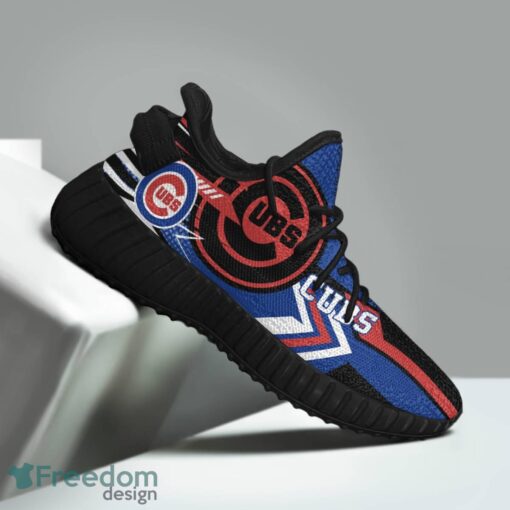 Chicago Cubs Speedsters Yeezy Running Shoes For Fans Gift Men Women - Chicago Cubs Speedsters Yeezy Boost Running Shoes_2