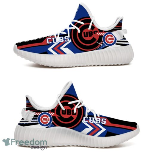 Chicago Cubs Speedsters Yeezy Running Shoes For Fans Gift Men Women - Chicago Cubs Speedsters Yeezy Boost Running Shoes_5