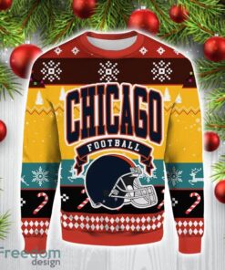 Chicago Football Christmas Gift Ugly Christmas Sweater For Men And Women