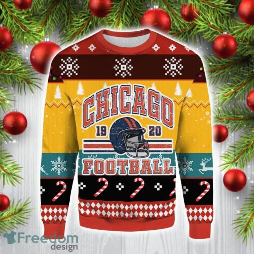 Chicago Football EST 1920 Christmas Gift Ugly Christmas Sweater For Men And Women Product Photo 1