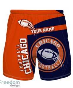 Chicago Football Team Hawaiian Shirt And Shorts 3D Printed Team Gift Product Photo 2