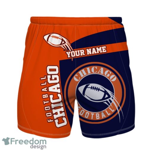 Chicago Football Team Hawaiian Shirt And Shorts 3D Printed Team Gift Product Photo 2