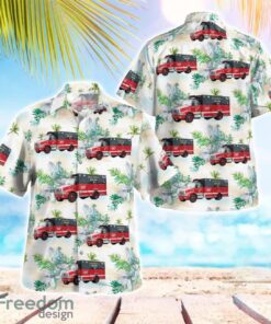 Chicago, Illinois, Chicago Fire Department Scuba Team Aloha Hawaiian Shirt Beach Gift Shirt