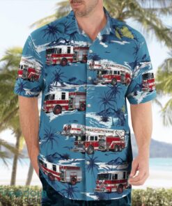 Chicopee, Hampden County, Massachusetts, Chicopee Fire Department Hawaiian Shirt Beach Shirt For Men And Women Product Photo 4