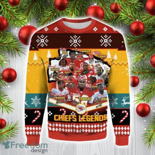 Chiefs Legends Christmas Gift Ugly Christmas Sweater For Men And Women Product Photo 1