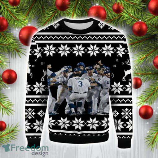 Chris Taylor Dodgers Christmas Gift Ugly Christmas Sweater For Men And Women Product Photo 1