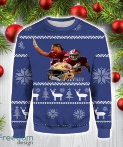 Christian McCaffrey SF 49ers Christmas Gift Ugly Christmas Sweater For Men And Women