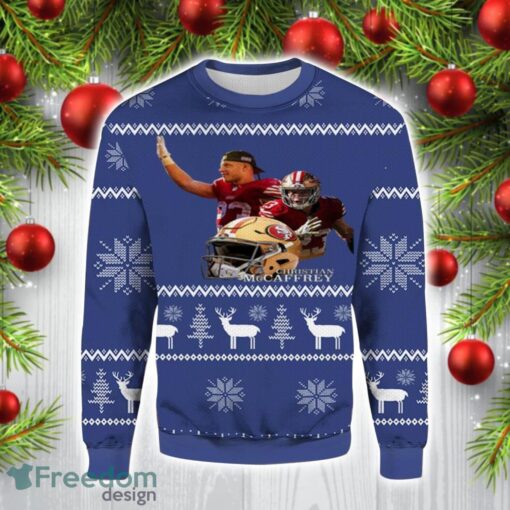 Christian McCaffrey SF 49ers Christmas Gift Ugly Christmas Sweater For Men And Women Product Photo 1