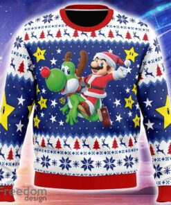 Christmas Odyssey Super Mario Bros. Knitted Christmas Sweater Trending Holidays For Men Women Fans