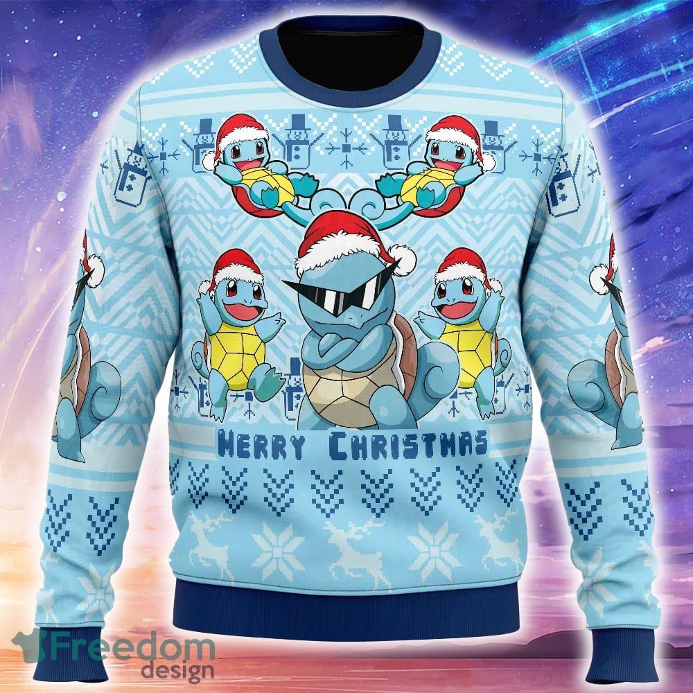 Christmas Squirtle Pokemon Knitted Christmas Sweater Trending Holidays For Men Women Fans image Christmas Squirtle Pokemon Knitted Christmas Sweater Trending Holidays For Men Women Fans - Christmas Squirtle Pokemon Ugly Christmas Sweater_1