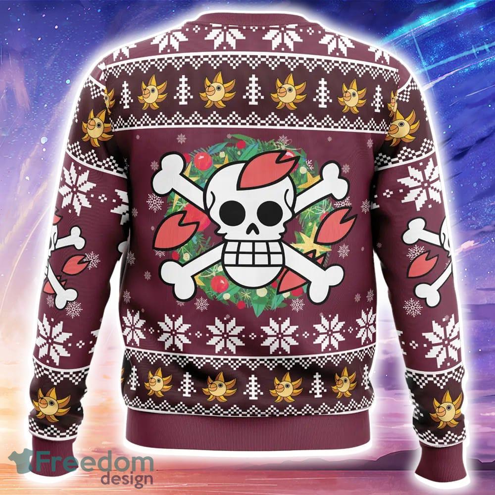 Christmas Tony Tony Chopper One Piece Knitted Xmas Sweater Trending Holidays For Men Women Fans image Christmas Tony Tony Chopper One Piece Knitted Xmas Sweater Trending Holidays For Men Women Fans - Christmas Tony Tony Chopper One Piece Ugly Christmas Sweater_2