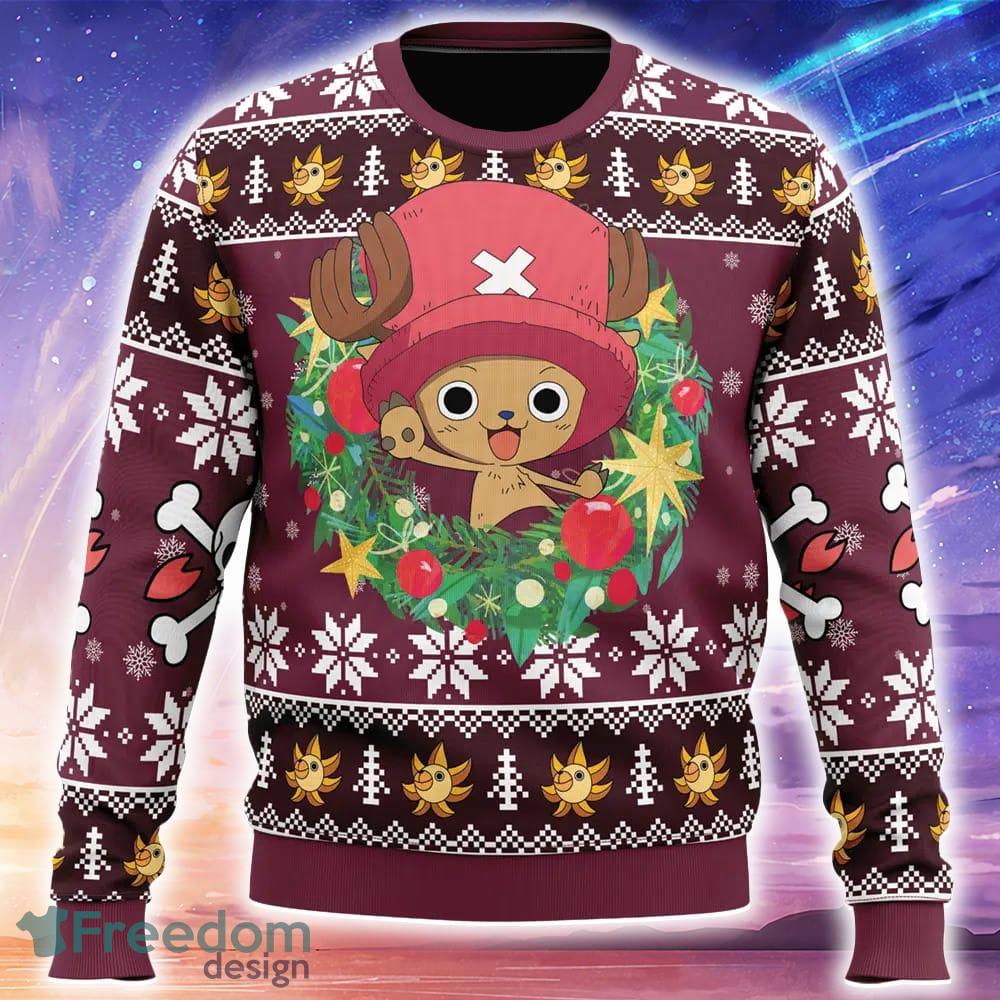 Christmas Tony Tony Chopper One Piece Knitted Xmas Sweater Trending Holidays For Men Women Fans image Christmas Tony Tony Chopper One Piece Knitted Xmas Sweater Trending Holidays For Men Women Fans - Christmas Tony Tony Chopper One Piece Ugly Christmas Sweater_1
