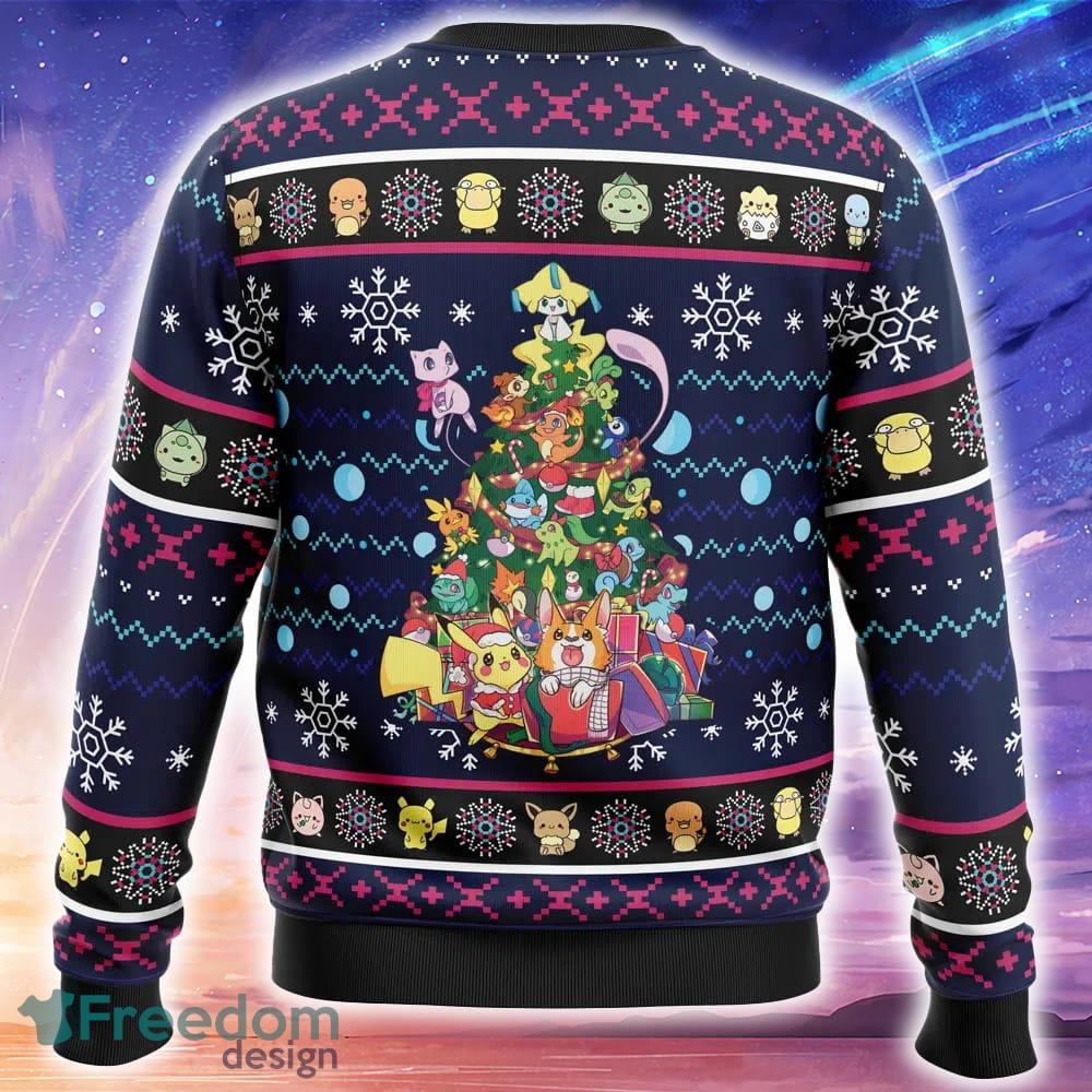 Christmas Tree Pokemon Ugly Christmas 3D Sweater Trending Holidays For Men Women Fans image Christmas Tree Pokemon Ugly Christmas 3D Sweater Trending Holidays For Men Women Fans - Christmas Tree Pokemon Ugly Christmas Sweater_2