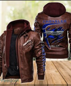 Chrysler 2D Leather Jacket For Men Custom Name Special Gift Ideas Product Photo 2