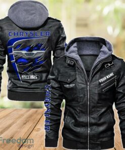 Chrysler 2D Leather Jacket For Men Custom Name Special Gift Ideas