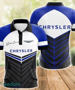 Chrysler 3D Polo Shirt For Car Lover Golf Fans Gift Polo Shirt Custom Name