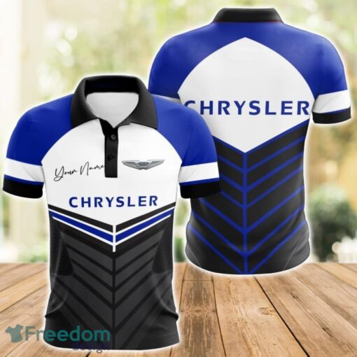 Chrysler 3D Polo Shirt For Car Lover Golf Fans Gift Polo Shirt Custom Name Product Photo 1