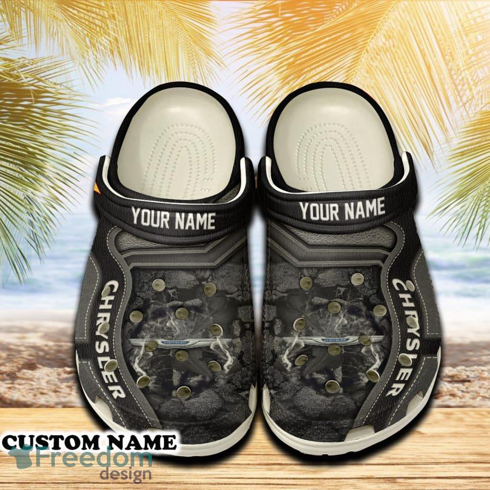 Chrysler Car 3D Clog Shoes Gray Color For Men Women Gift Fans Summer Custom Name image Chrysler Car 3D Clog Shoes Gray Color For Men Women Gift Fans Summer Custom Name - Chrysler Car 3D Clog Shoes Gray Color Custom Name_1