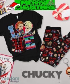 Chucky Valentine Be Mine Fleece Pajamas Set Gift Family