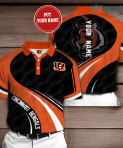 Cincinnati Bengals 3D Polo Shirt For Fans