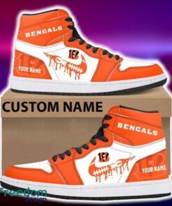 Cincinnati Bengals Air Jordan Hightop Shoes New Custom Name For Fans Gift Sneaker