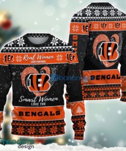 Cincinnati Bengals Logo Ugly Christmas Sweater For Fans Men And Women Christmas Gift Ideas Product Photo 2