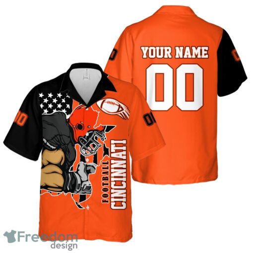 Cincinnati personalized name and number Hawaiian Shirt And Shorts Team Beach Shirt Product Photo 2