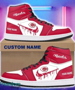 Cincinnati Reds AJ1 Hightop Shoes New For Men Women Gift Air Jordan Hightop Sneaker Custom Name