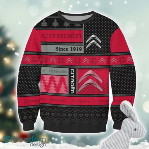 Citroen Logo Ugly Christmas Sweater For Fans Men And Women Christmas Gift Ideas Product Photo 2