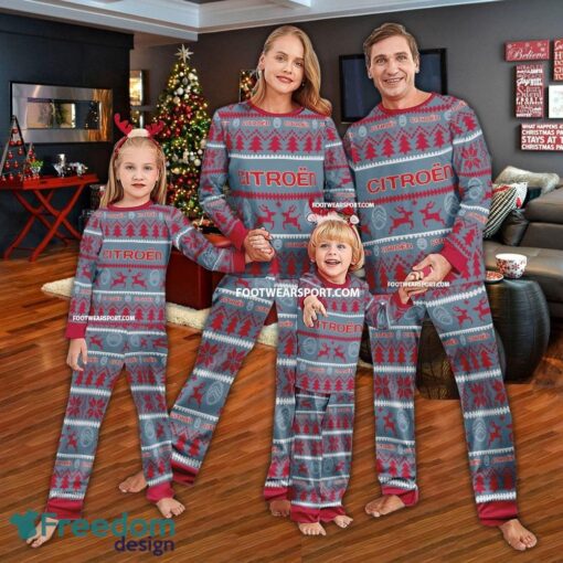 Citroën Car Racing Pajamas Set Ugly Christmas Men Women Children - Citroën Car Racing Pajamas Set Ugly Christmas Men Women Children