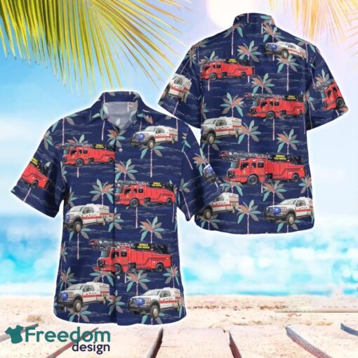 City of Humble, Texas, Humble Fire Rescue Hawaiian Shirt Beach Shirt For Men And Women Product Photo 1