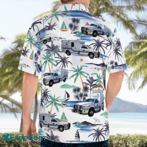 City of Nassau Bay EMS Hawaiian Shirt Beach Summer Shirt Product Photo 2