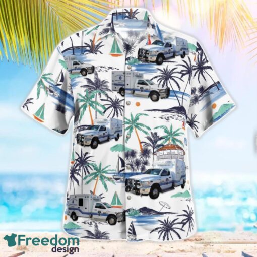 City of Nassau Bay EMS Hawaiian Shirt Beach Summer Shirt Product Photo 3