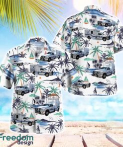 City of Nassau Bay EMS Hawaiian Shirt Beach Summer Shirt