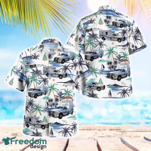 City of Nassau Bay EMS Hawaiian Shirt Beach Summer Shirt Product Photo 1