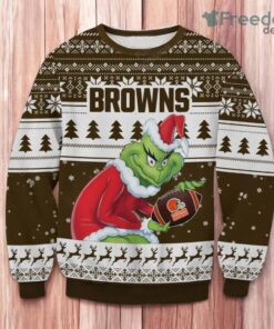 Cle Grinch Ugly Sweater Christmas Gift For Men And Women