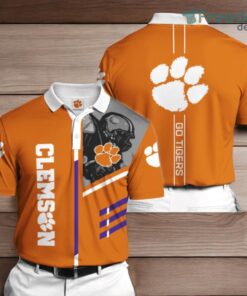 Clemson Tigers Polo 3D Shirt For Fans Clemson Tigers Polo 3D Shirt For Fans
