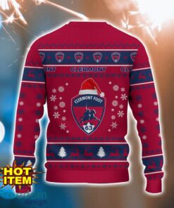 Clermont Foot Auvergne 63 3D Ugly Christmas Sweater For Men And Women Sport Fans Product Photo 3