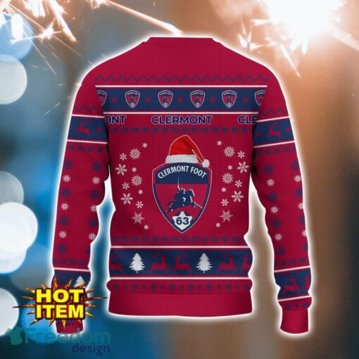 Clermont Foot Auvergne 63 3D Ugly Christmas Sweater For Men And Women Sport Fans Product Photo 3