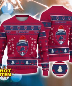 Clermont Foot Auvergne 63 3D Ugly Christmas  Sweater For Men And Women Sport Fans