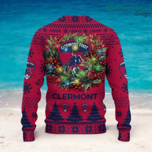 Clermont Foot Auvergne 63 Christmas Ugly Sweater 3D Gift For Men And Women Product Photo 3