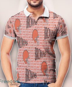 Cleveland Browns Logo 3D Printed Polo Shirt Unisex Clothes For Men Women
