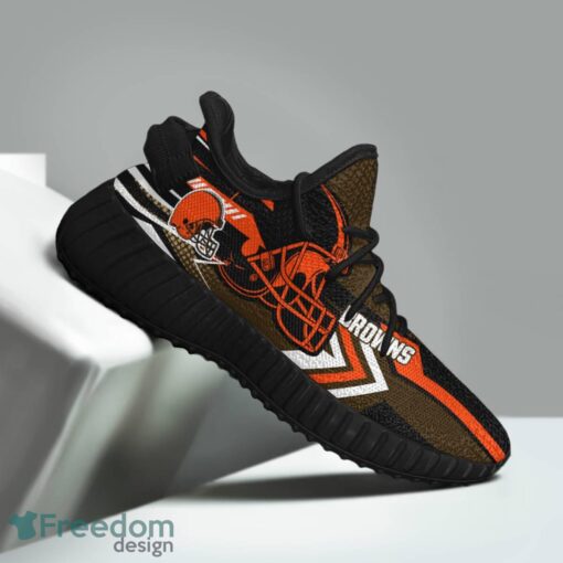 Cleveland Browns Speedsters Yeezy Running Shoes For Fans Gift Men Women - Cleveland Browns Speedsters Yeezy Boost Running Shoes_2