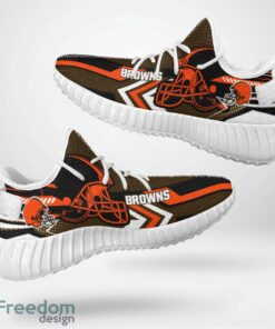 Cleveland Browns Speedsters Yeezy Running Shoes For Fans Gift Men Women - Cleveland Browns Speedsters Yeezy Boost Running Shoes_6