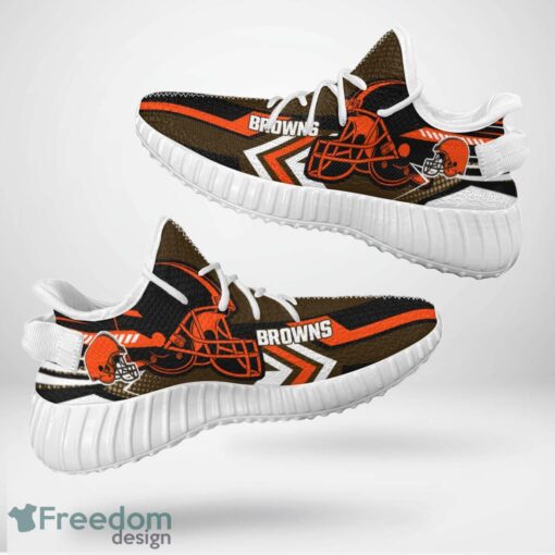 Cleveland Browns Speedsters Yeezy Running Shoes For Fans Gift Men Women - Cleveland Browns Speedsters Yeezy Boost Running Shoes_6