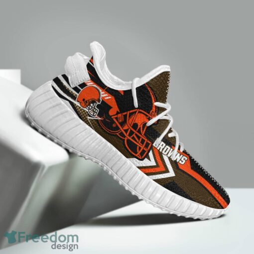 Cleveland Browns Speedsters Yeezy Running Shoes For Fans Gift Men Women - Cleveland Browns Speedsters Yeezy Boost Running Shoes_7