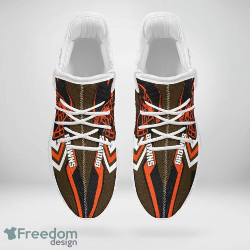 Cleveland Browns Speedsters Yeezy Running Shoes For Fans Gift Men Women - Cleveland Browns Speedsters Yeezy Boost Running Shoes_8