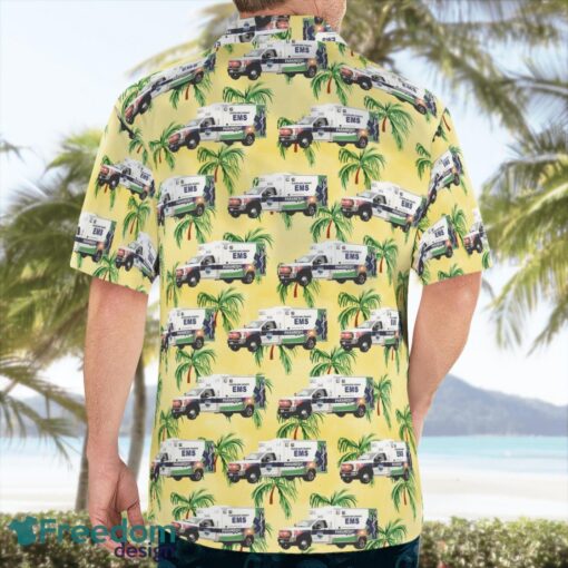 Cleveland County, North Carolina, Cleveland County EMS Aloha Hawaiian Shirt Product Photo 2