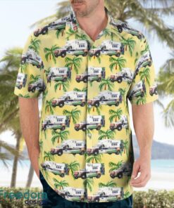 Cleveland County, North Carolina, Cleveland County EMS Aloha Hawaiian Shirt Product Photo 4